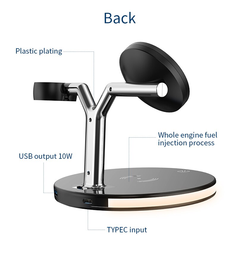 3 in 1 Magnetic Wireless Charger 15W Fast Charging Station for Magsafe iPhone 12 pro Max Chargers for Apple Watch Airpods pro 3 in 1 Magnetic Wireless Charger 15W Fast Charging Station for Magsafe iPhone 12 pro Max Chargers for Apple Watch Airpods pro