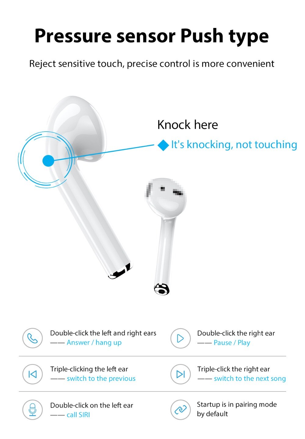 2 IN 1 Smart Watch Bluetooth Earphone TWS Wireless HiFi Earpods Noise Reduction Call Touch Control Earbuds For Health Management 2 IN 1 Smart Watch Bluetooth Earphone TWS Wireless HiFi Earpods Noise Reduction Call Touch Control Earbuds For Health Management